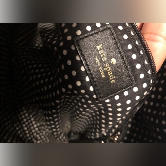 Kate Spade Hello Kitty Purse Black Satchel Crossbody Custom - Picture 4 of 7